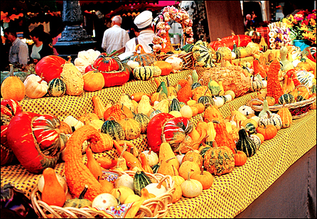 Healthy Foods - Fresh produce in a Provence market.