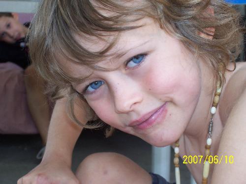 My handsom son with ADHD - I love taking picture of my children this is my son Kalem he was 8 in this picture. Riding a tryke in our backyard.