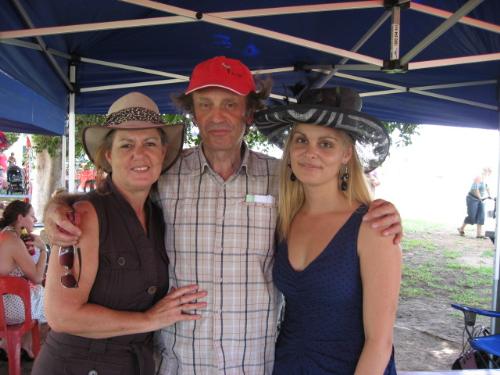 Day at the races - My dad, his partner and I at the races in Longreach (Outback Queensland)