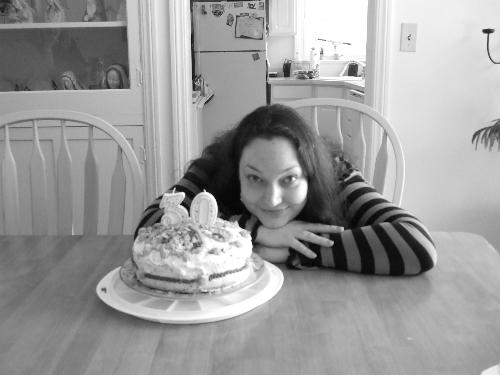 my nephew's wife on her 30th birthday - This is a photo of my nephew's wife on her 30th birthday. Her name is Raina. She is very talented and a wonderful singer.