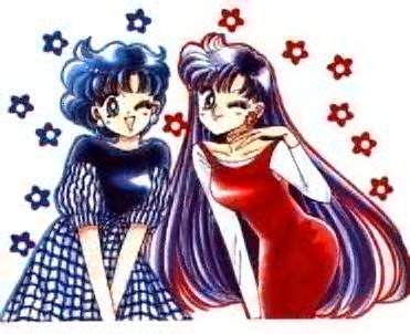 Ami and Rei - friends
