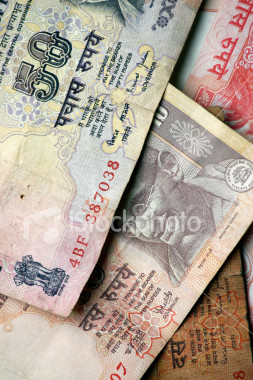indian currency - indian rupees acquiring its value