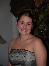 My grand daughter Brittany - This is my grand daughter Brittany going to the ROTC Ball