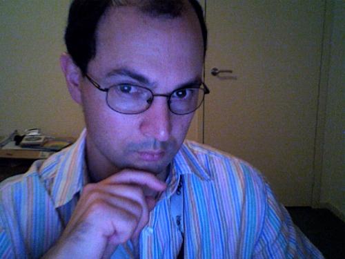 Thinking......... - One night I was sitting in front of my computer when I thought 'Hey, why not take a photo.