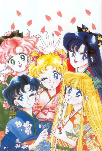 friends - Usagi, Ami, Rei, Mako and Minako