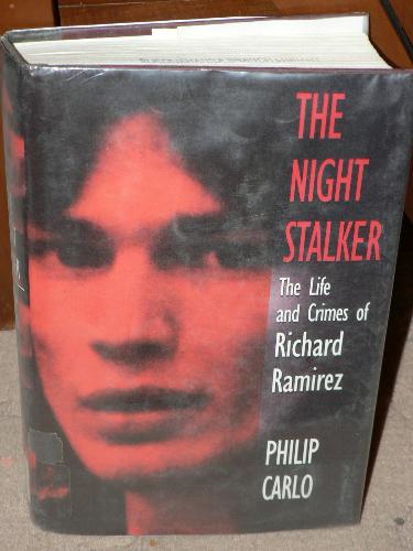 The Night Stalker - The Night Stalker book by Philip Carlo. The copy I have is hardcover. I loved this book it was awesome! This is a true crime book about the serial killer Richard Ramirez.