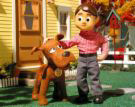 Davey and Goliath - Scene for the animated seris Davey and Goliath Davey and Goliath - Scene for the animated seris Davey and Goliath