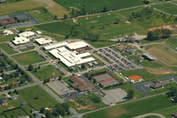 Aerial View of CSCC - An aerial photo of Columbia State Community College.
