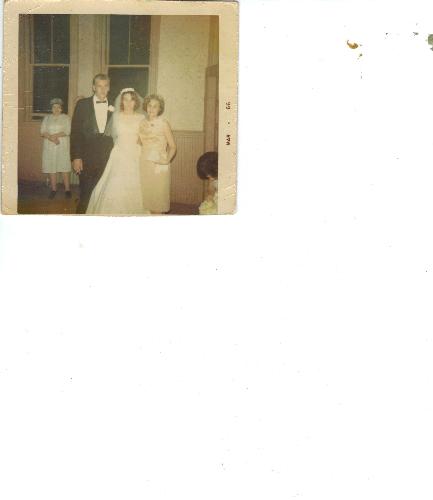 My parents and me at my 'first' wedding...lol - parents, me wedding