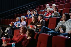 Watch Movie on Theater - People watching movie on theater