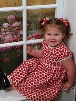 Beautiful Valentine - Jimmie, age 2.