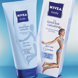 Goodbye Ceullulite - This is a product made by Nivea that promises to get rid of cellulite on the hips, butt, and stomach.