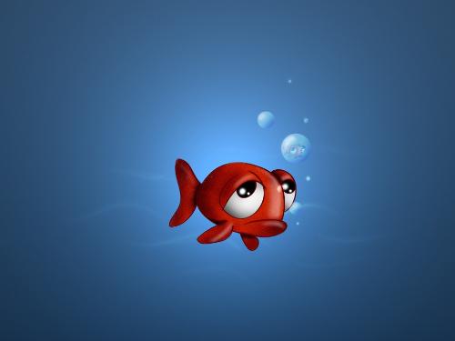 3d - fish background