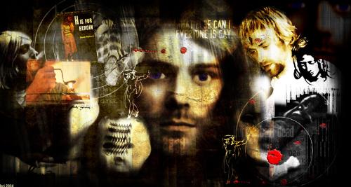 Kurt Cobain - Random photo-montage of Kurt
