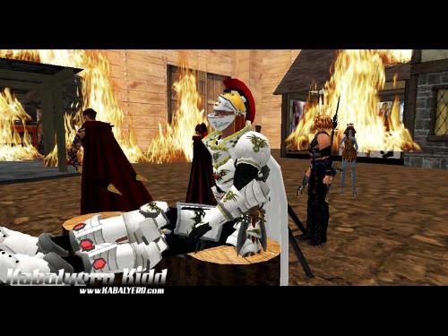 Kabalyero Kidd - Kabalyero Kidd and some Romans burning Nordhaven! I have nothing to do with the burning. LOL