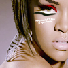 rihanna  - cool eyeliner make up photoshoot aviator