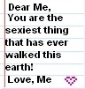 dear me - sexiest thing that ever