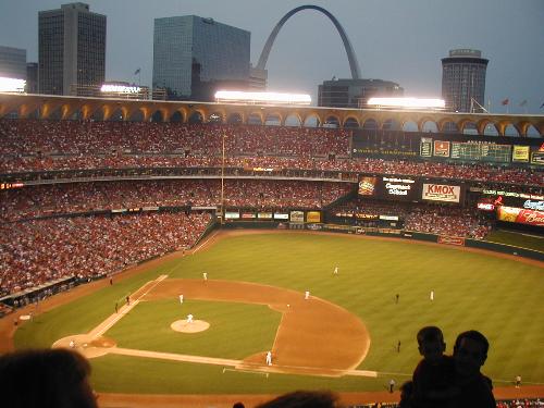 Game Day at the old Bush Stadium - This is just a picture from one of my trips to old Bush Stadium before it was torn down and replaced. I think I miss the old stadium.