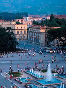 tirana - canter of tirana
