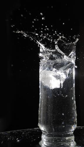 water glass - glass of water- to your health!