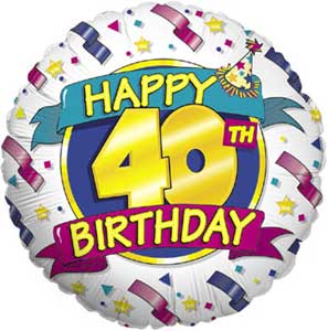 40 - Happy 40th birthday for tomorrow!