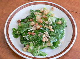 Ceasar Salad - A Most Delicious Lunch!