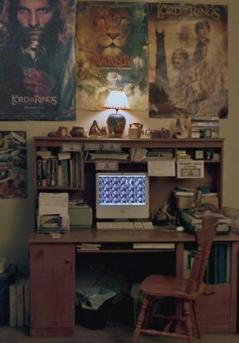 My computer area - image of my computer niche