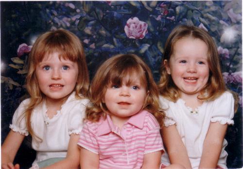 My 3 Girls - This was the last time I was ever able to take all three of them to get their pictures done together professionally. It was four months later when my kiddo went to heaven. I appreciate each and every day I had with her and each and everyday that I have yet to come with my other children.