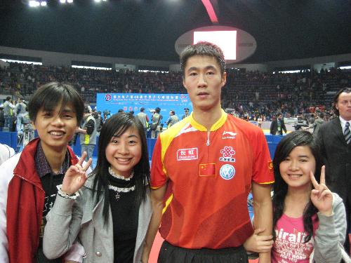table tennis - Can you guess which is me? HAHA```