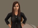 Me - This is my Sims 2 likeness. It's pretty close to the real me.