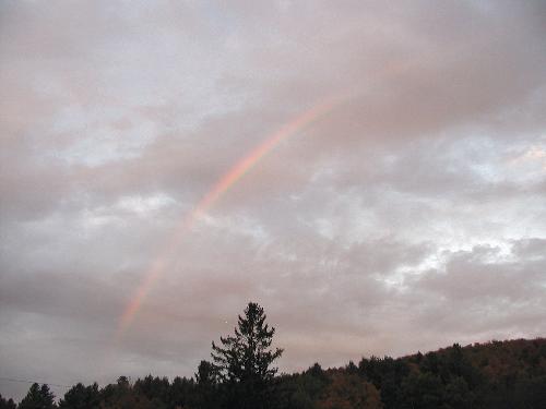 Rainbow in Roxbury Vermont - This Rainbow was over Tracey Hill in Roxbury VT in fall 2007
