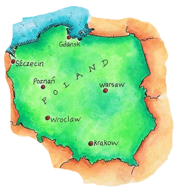 Poland - Map of Poland