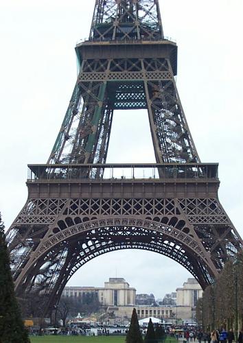 eifel tower - France 2002 cold and wet