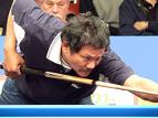 Efren 'bata' Reyes - Probably one of the best billiard/pool player in the league, still has his touch though he's aged more.  He's from Pampanga, Philippines and known as the 'magician' amongst his pool adversaries.  He's also known for his toothless appearance whenever he has a match, as he says that his dentures only makes him feel uncomfortable when trying to pocket the ball.