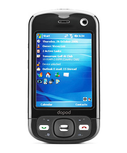 Dopod D810 - 1st Compact 3.5G Windows Mobile PDA Phone. Great PDA, more facilities, old fashioned style but little expensive xD