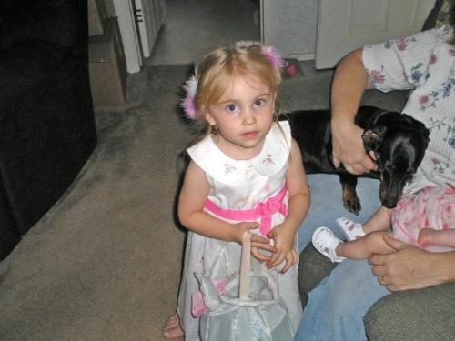 Dana   - A very sweet little gal, A late in life baby who surprises me everyday with her caring and thoughtfulness. My how time passes.