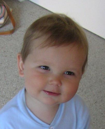 Joshua - my little boy, smiling as always
