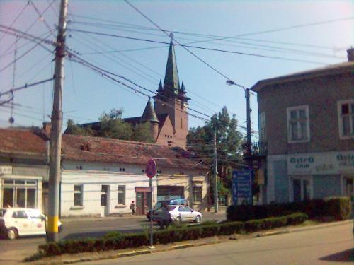 Motilor and Clinicilor - This is where the road splits,one goes to the Zorilor neighbourhood the other(Motilor) goes to the centre of my hometown.