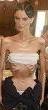 skinny, really skinny - A skinny model posting in front of camera