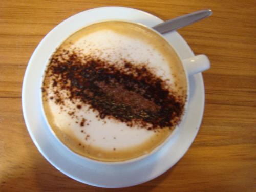 Coffee - it was too cold outside have a cup of coffee dear