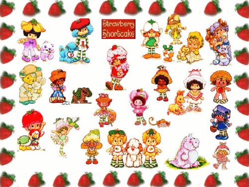 strawberry shortcake - wallpaper
