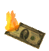 make money - money burns