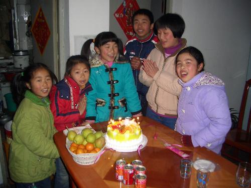 happy kids at birthday dinner - the kids you see in this photo are having their birthday dinner for one of the girls age ten.