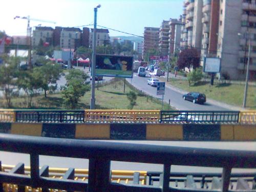 The big Marasti intersection - It's dangerous to cross the road here,but you get used to it.