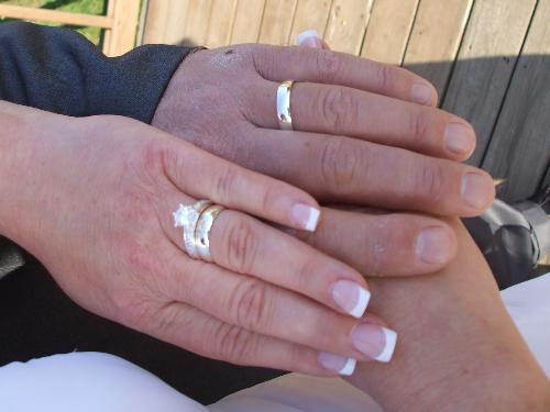 our wedding rings - Our wedding rings