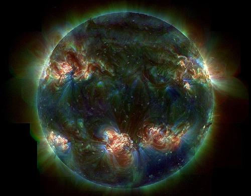 amazing sun - sun when viewed from outside the earth