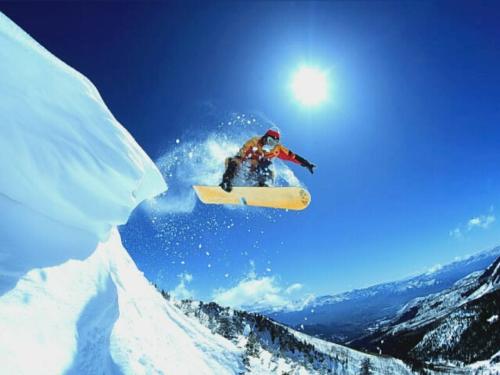 Snowboarding - Snowboarders will be lonely for the winter has just finished.