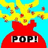 Pimple Explosion #1 - Created several years ago using a mouse and Microsoft Paint.