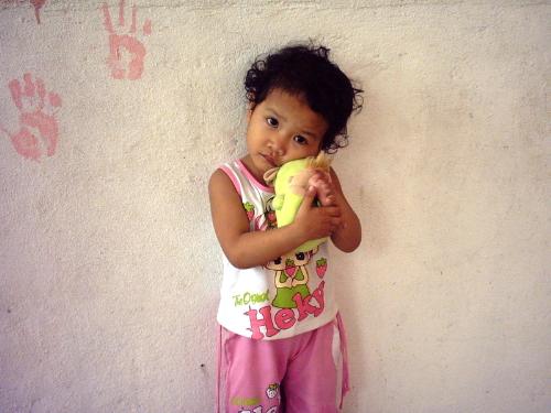Oh my belove toy - This is my youngest daughter. She love to play with toys so much. The toys is her best friend.
