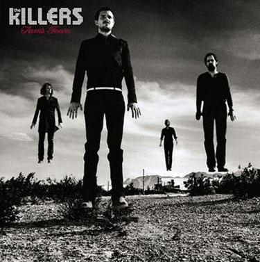 The Killers - B&W album shot the killers float on air in the desert